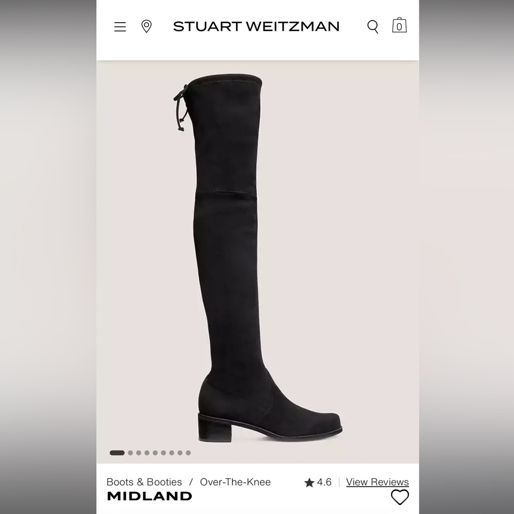NWT Stuart Weitzman Midland over-the-knee boot 7.5